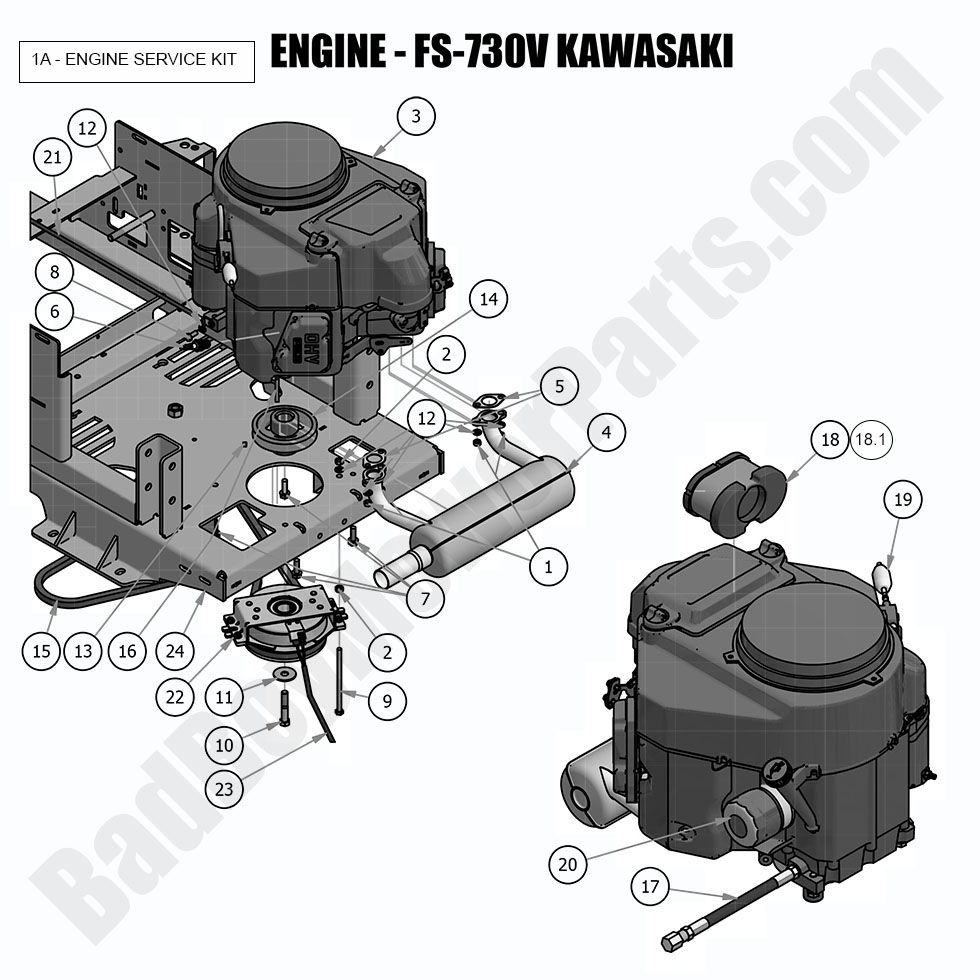 2019 Maverick Engine - Kawasaki FS730V